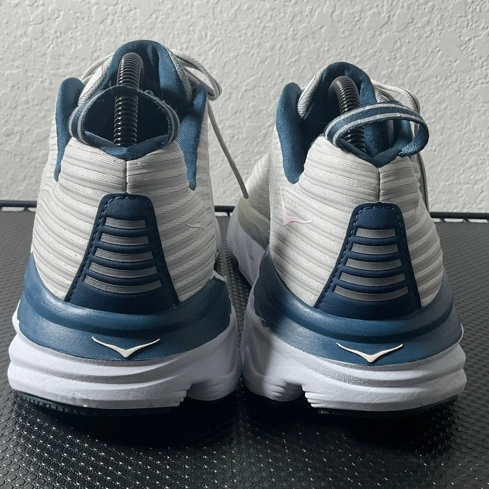 Hoka One One Bondi 6 Womens 9.5 Lunar Rock Running Shoes 1019270 LRNC